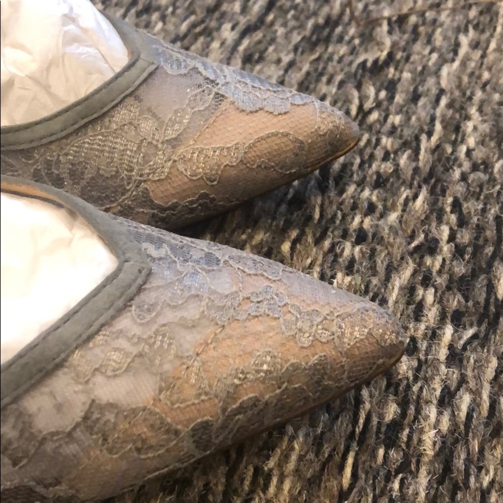 Banana republic Grey Lace High heel - Picture 4 of 6